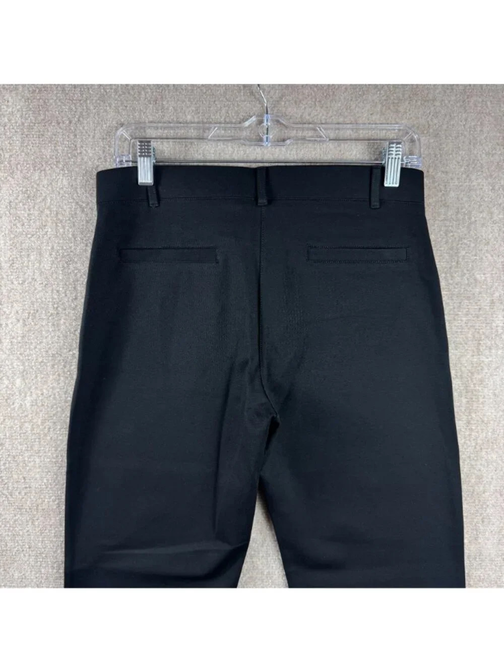 Betabrand Straight Leg Classic Dress Pant Yoga Pant Medium Petite Polished Work